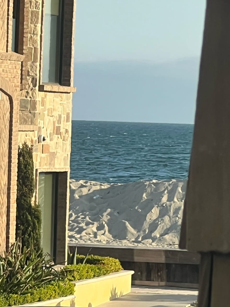 Peakaboo Beach view from sitting area