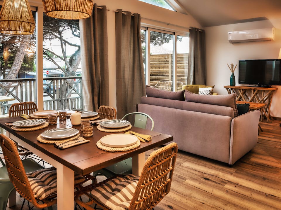 main room opening onto terrace