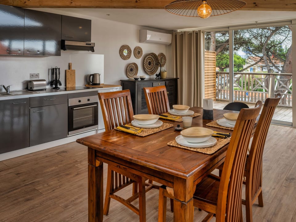 main room opening onto terrace Dining Area