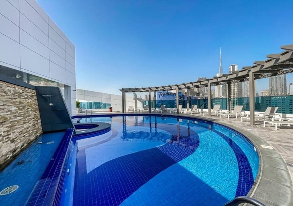 Rooftop pool