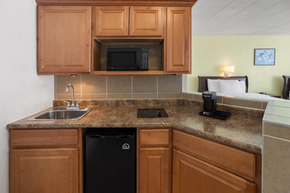 Room, 2 Queen Beds, Non Smoking (Efficiency) | Down comforters, Tempur-Pedic beds, laptop workspace, iron/ironing board