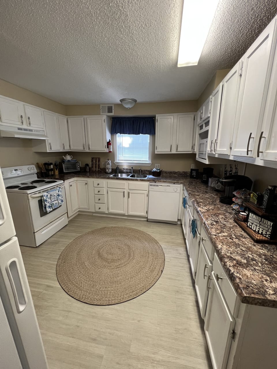 Kitchen/full equipped to meet your needs.