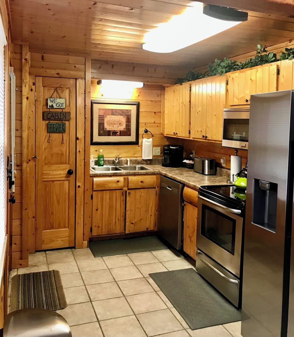 Your fully equipped kitchen awaits...dine in or eat out. All updated appliances.