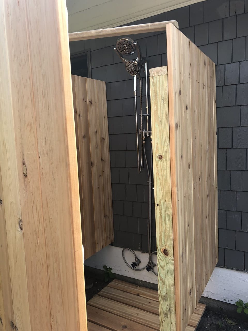 outdoor shower
