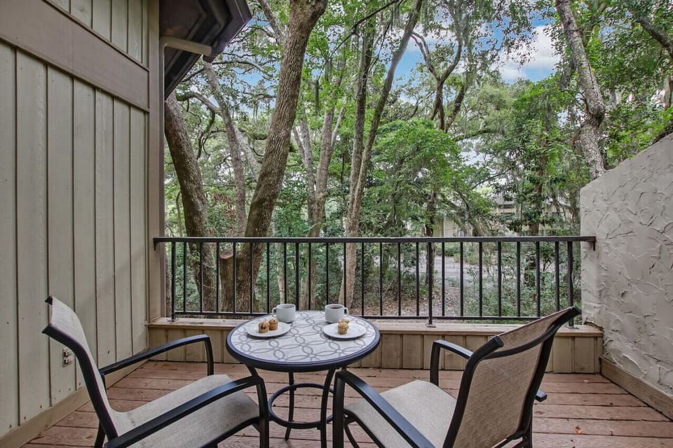 Great place to wake up with our complimentary coffee, or wind down in the evening.