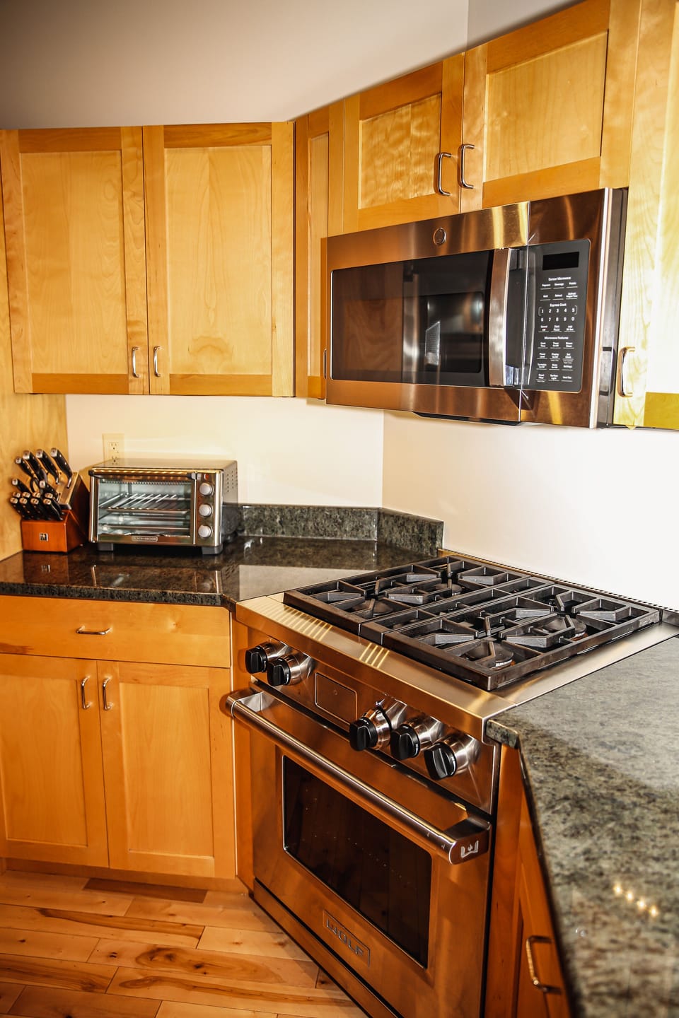Wolfe oven/stove.