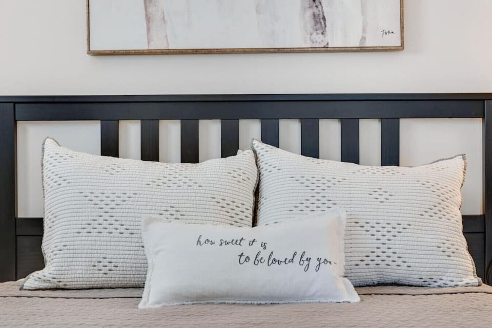 Our private bedroom is so cozy, you may never want to leave, so we put a TV in there too!