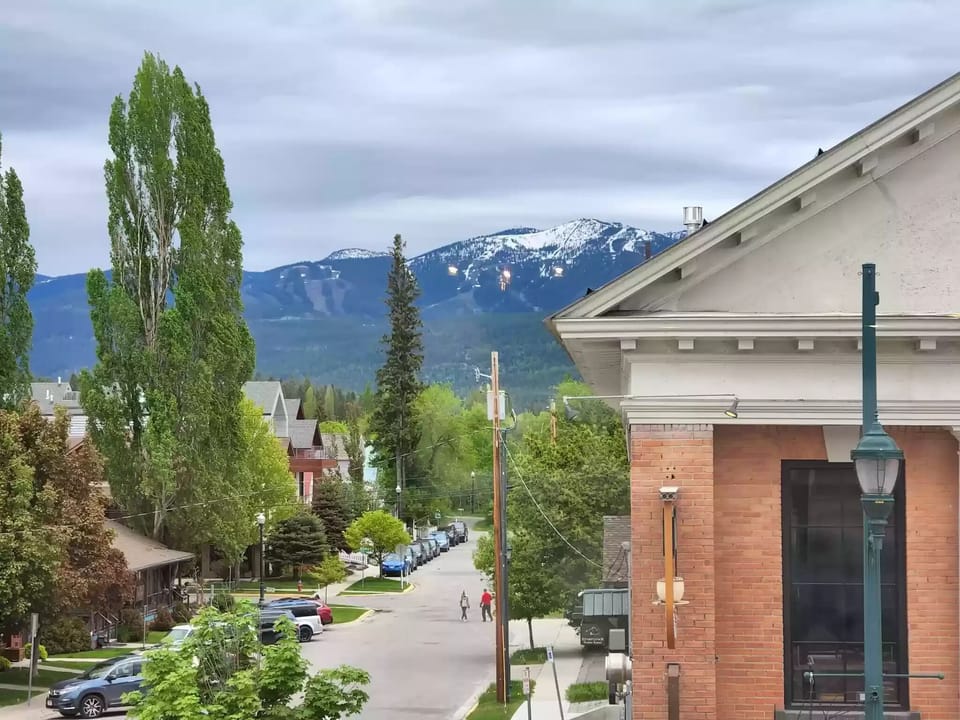 View of Big Mountain through the condo windows