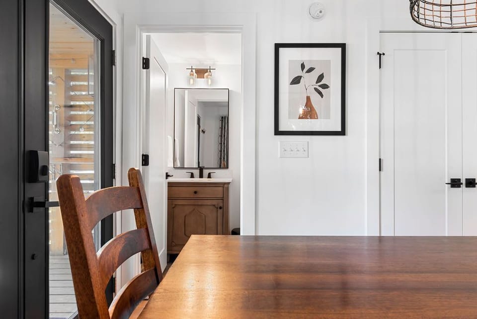 1/2 bath conviently located by back entrance