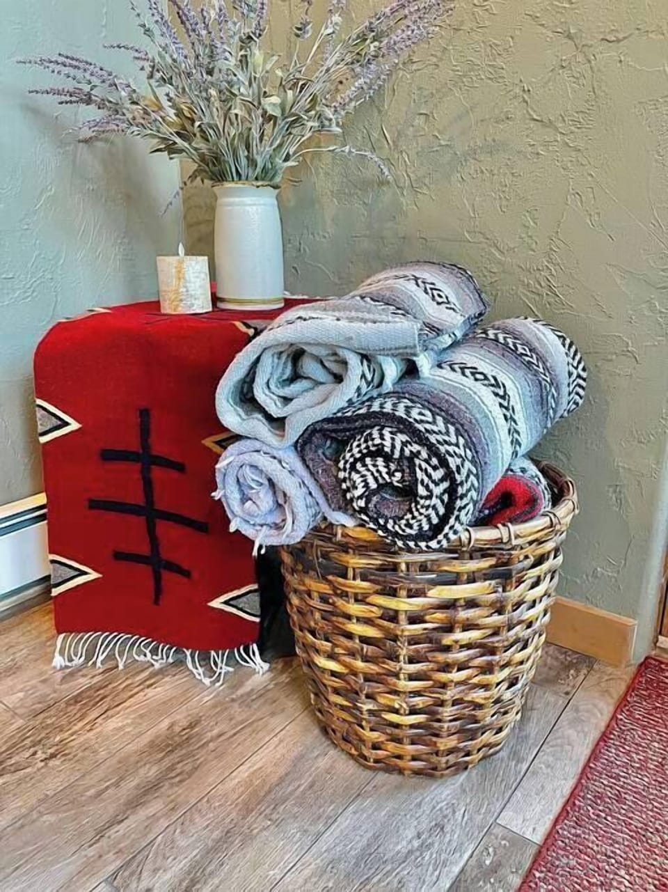 Plenty of extra blankets are provided for those cool nights