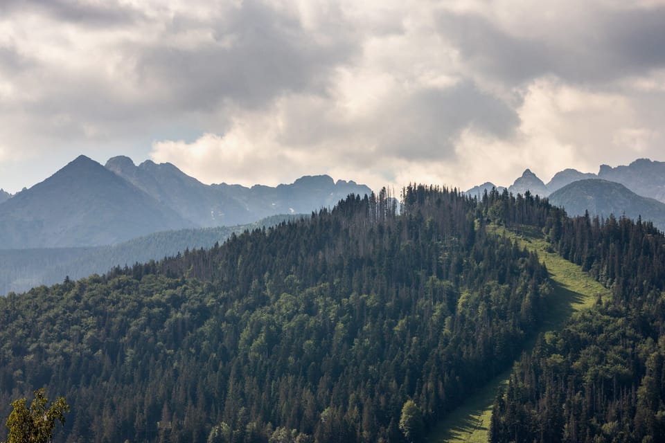 Spectacular view of the mountains.