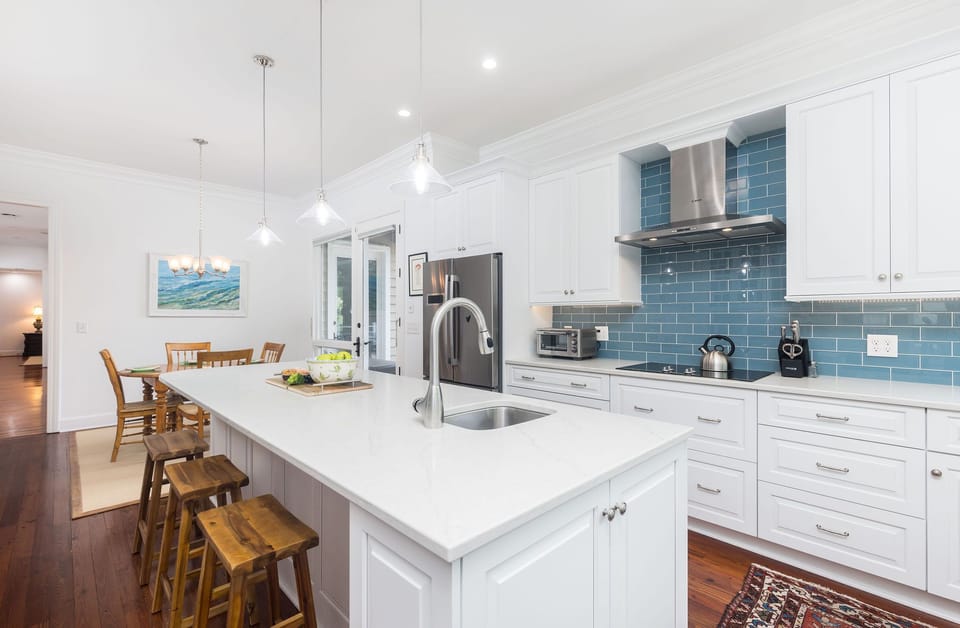 Inviting Kitchen with ample counter space and fully equipped kitchen