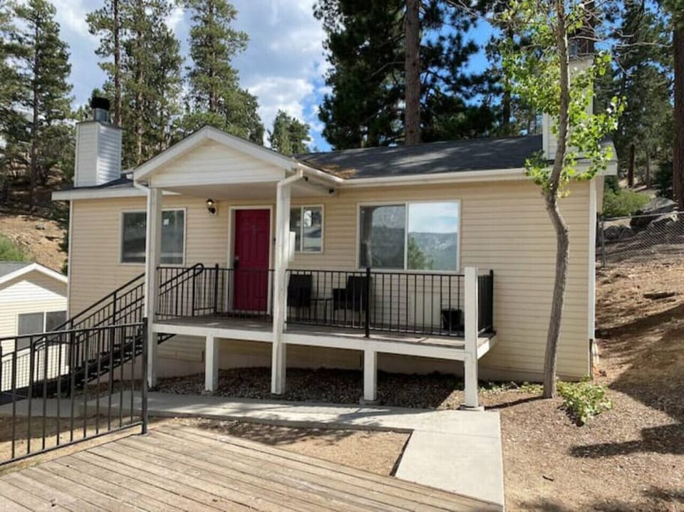 Serenity is found in a secluded cabin near the lake.
