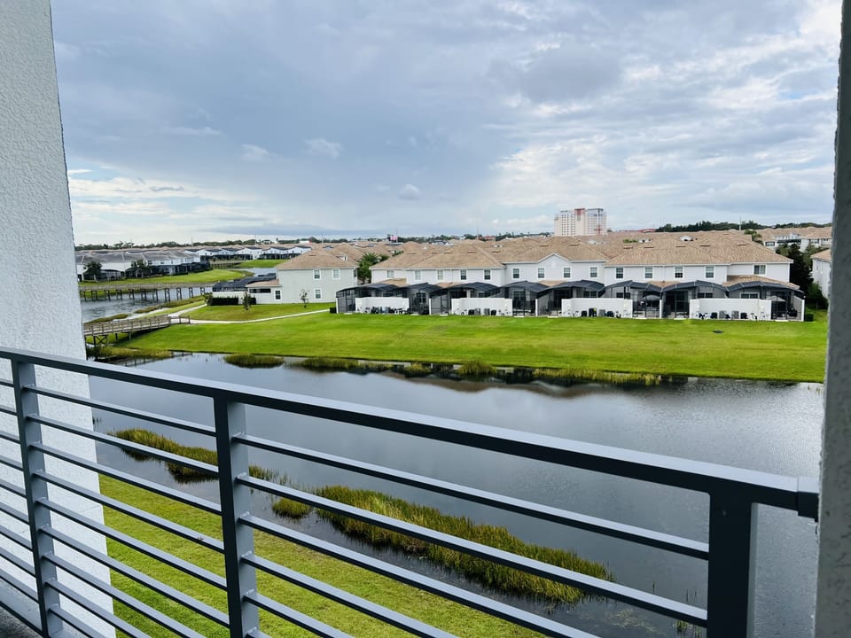 lake view from the balcony