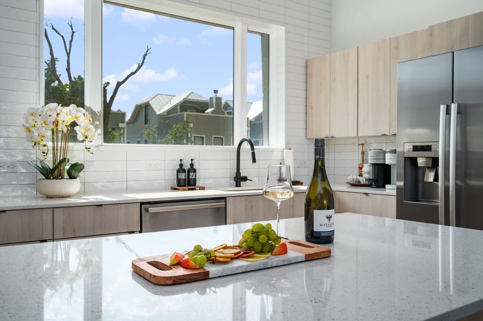 Relax and unwind after a day exploring San Antonio in this open kitchen!