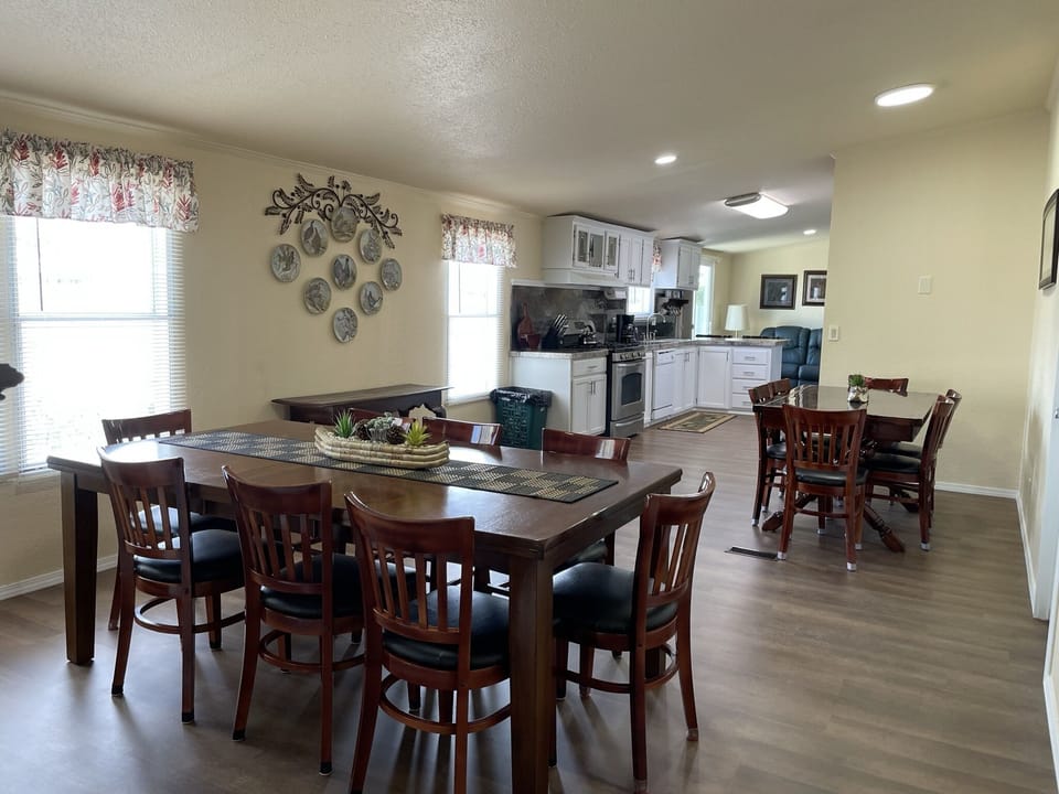 Set down seating for 14