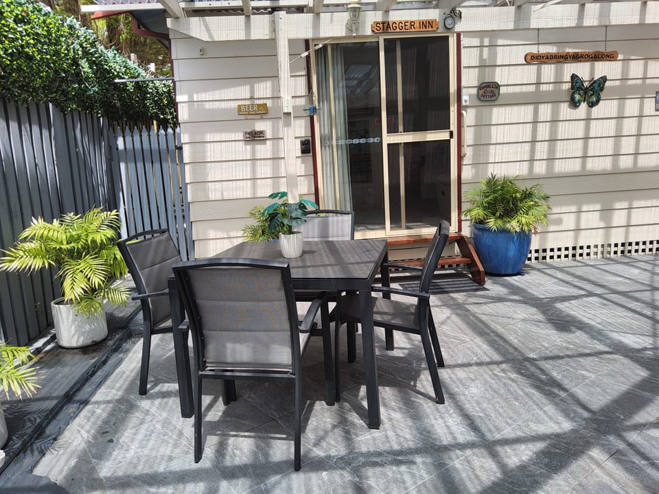 Outdoor entertaining area