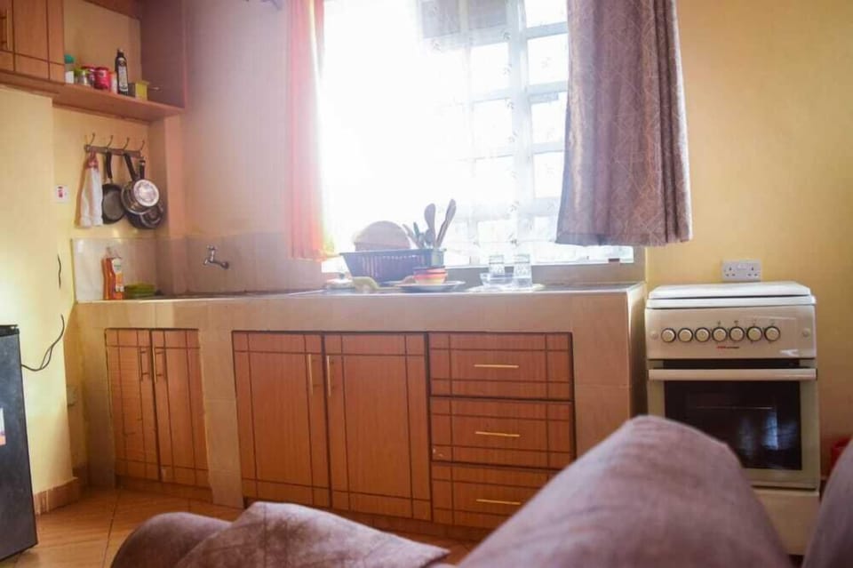 Business Apartment | Private kitchen | Fridge, microwave, blender, cookware/dishes/utensils