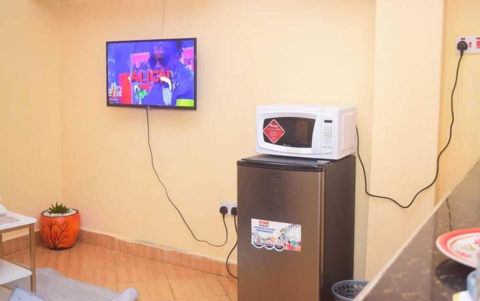 Business Apartment | Living area | 24-inch LCD TV with cable channels, TV
