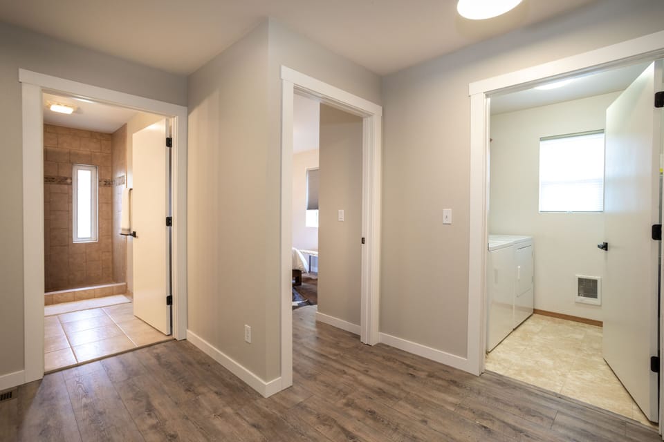 Enjoy in-unit laundry | Main Level