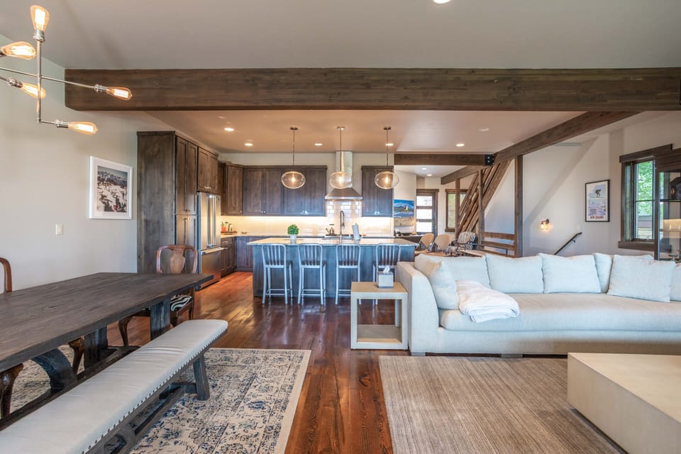 The open-concept floor plan is perfect for entertaining | Main Level