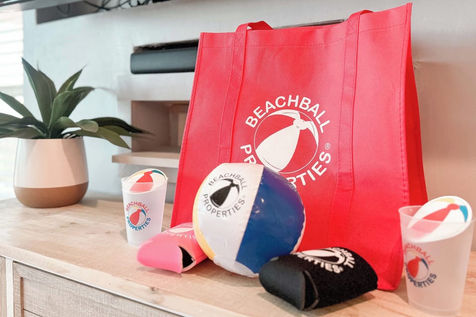 Beachball swag bag!