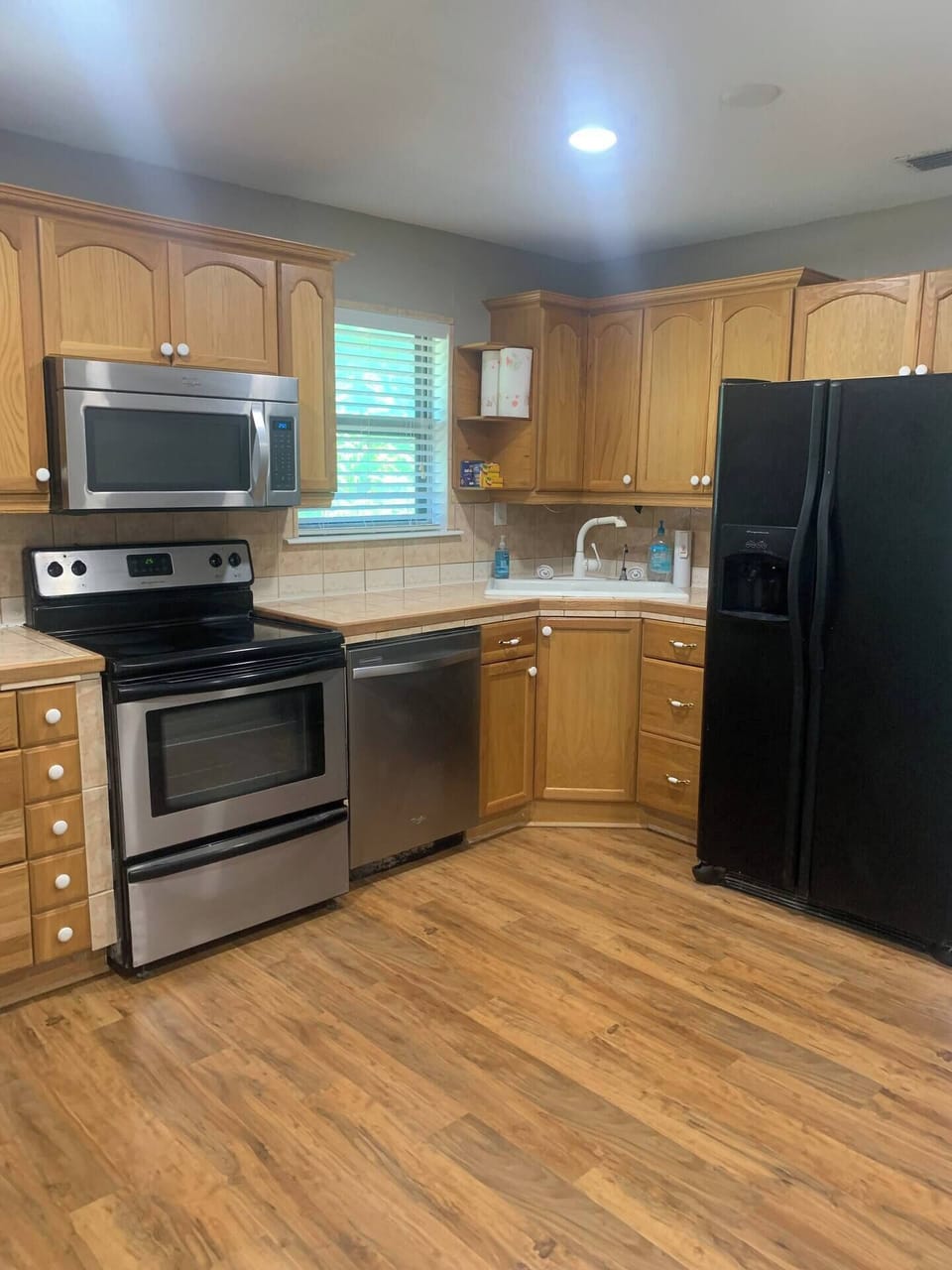 Another view of this beautiful updated kitchen.