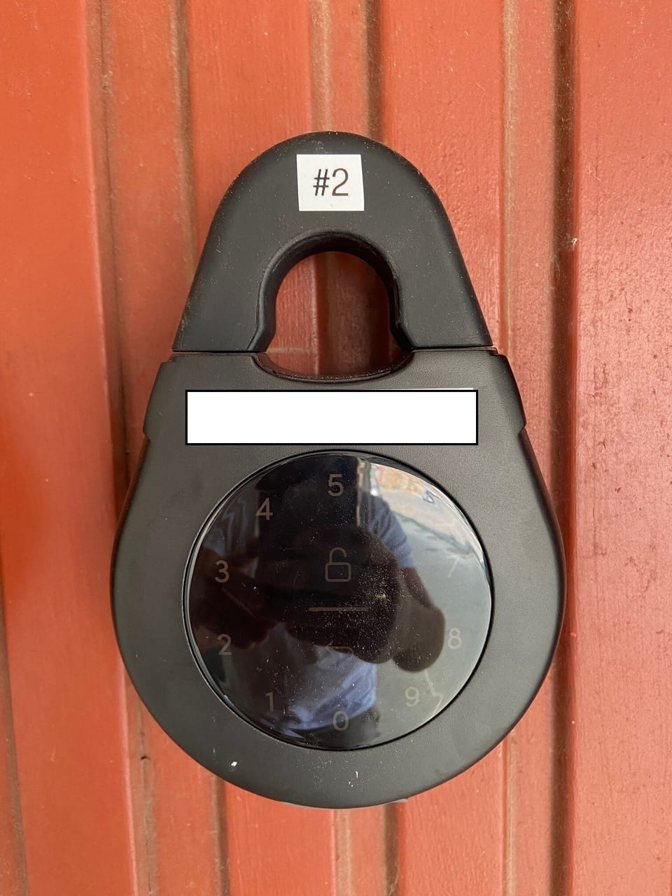 Digital lock that is unique for each guest for security.