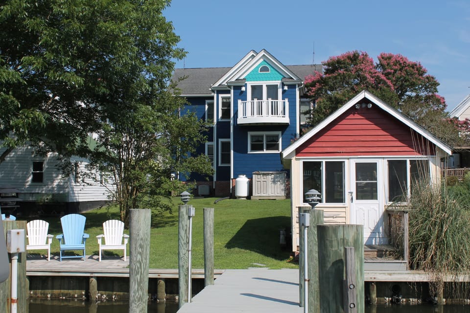 View from the creek side