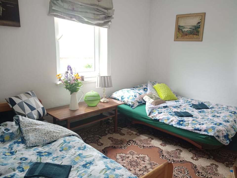 Second large bedroom with single and double bed 