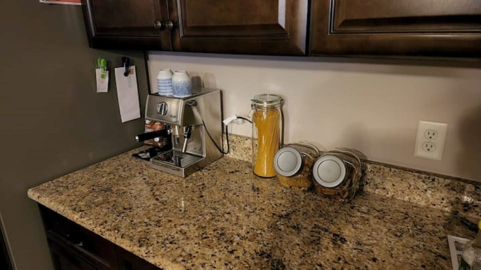 Espresso machine, coffee makers and coffee included!