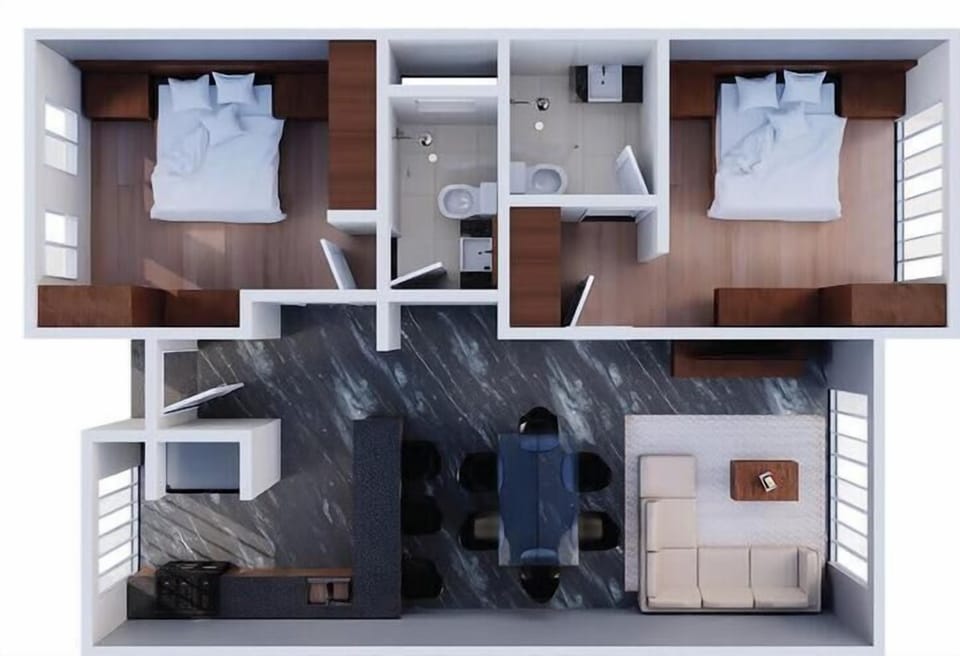 The perfect layout of our property