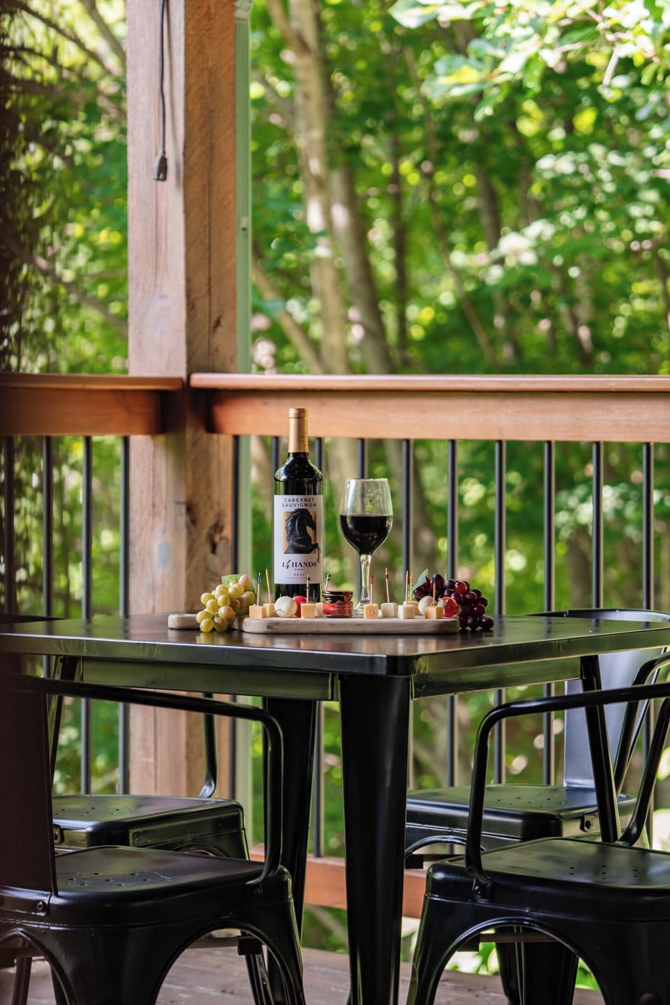 Relaxing on the deck is always recommended!