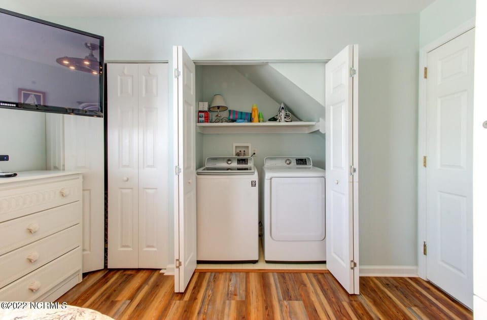 Laundry room located in Bedroom 2