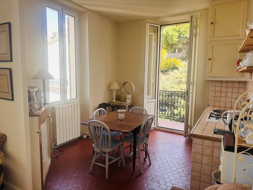 Kitchen and living area