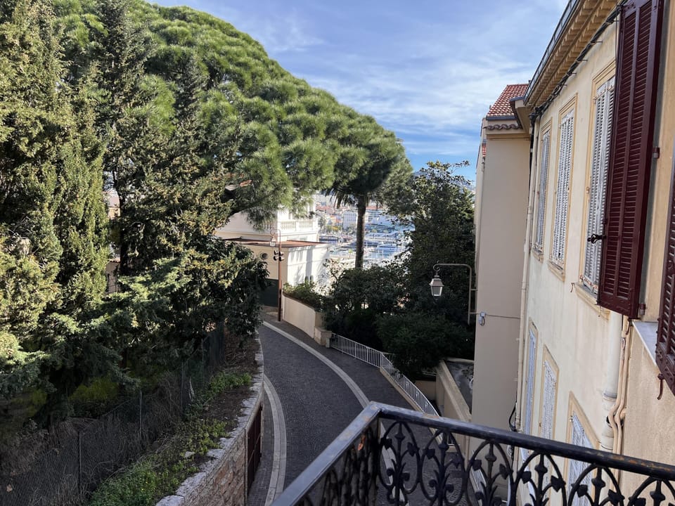 View from the kitchen balcony