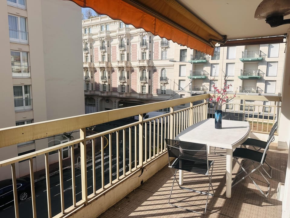 The terrace