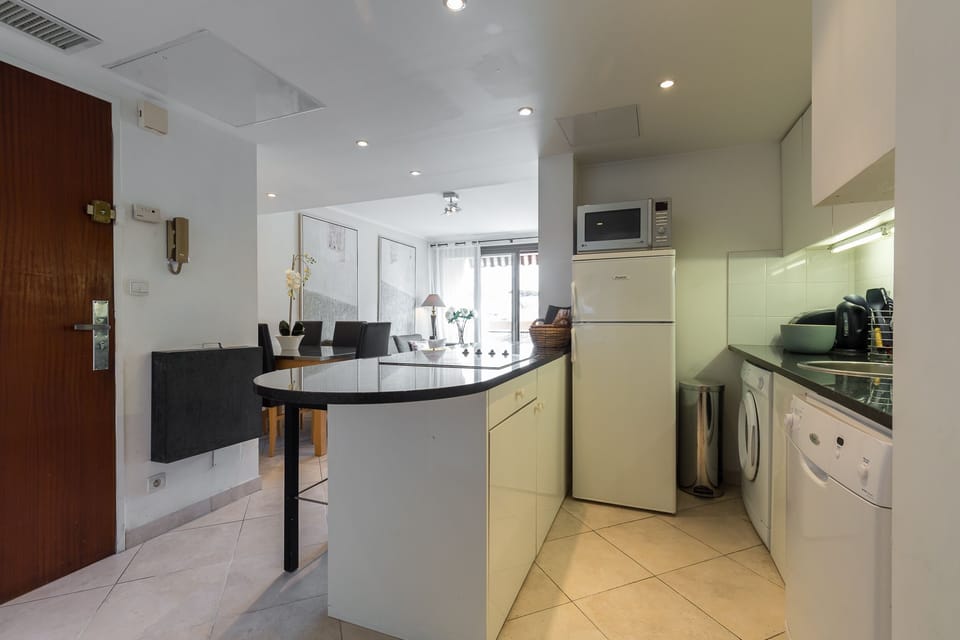 Open plan kitchen