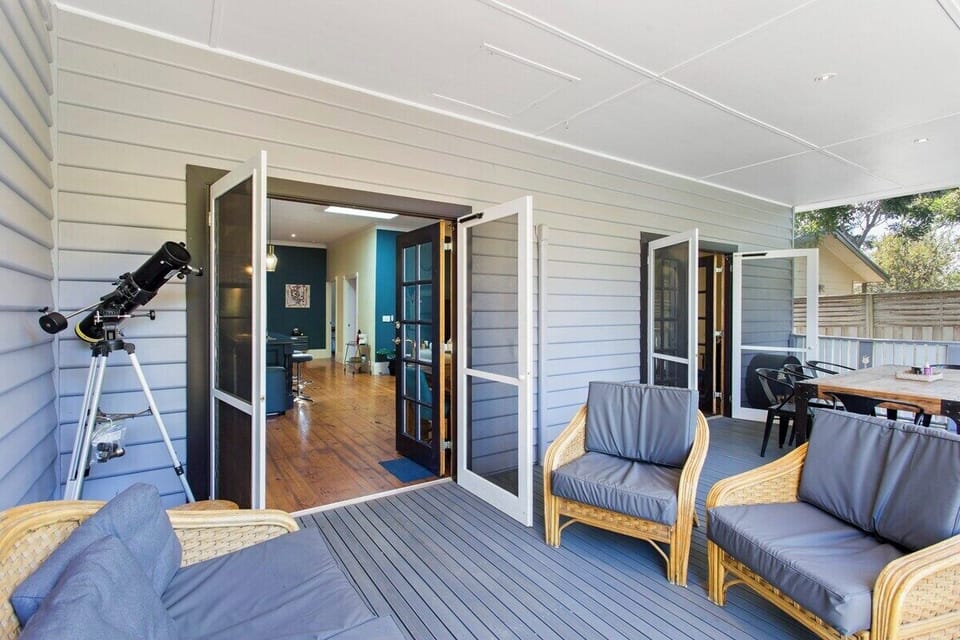Patio access with outdoor furniture