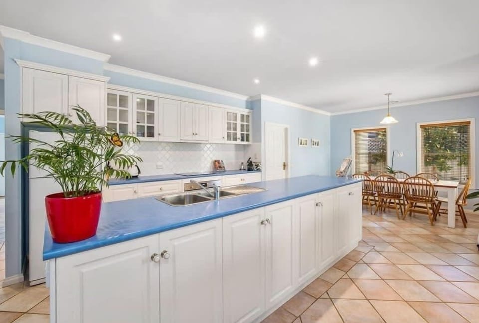 Large well-equipped kitchen feels like a home away from home