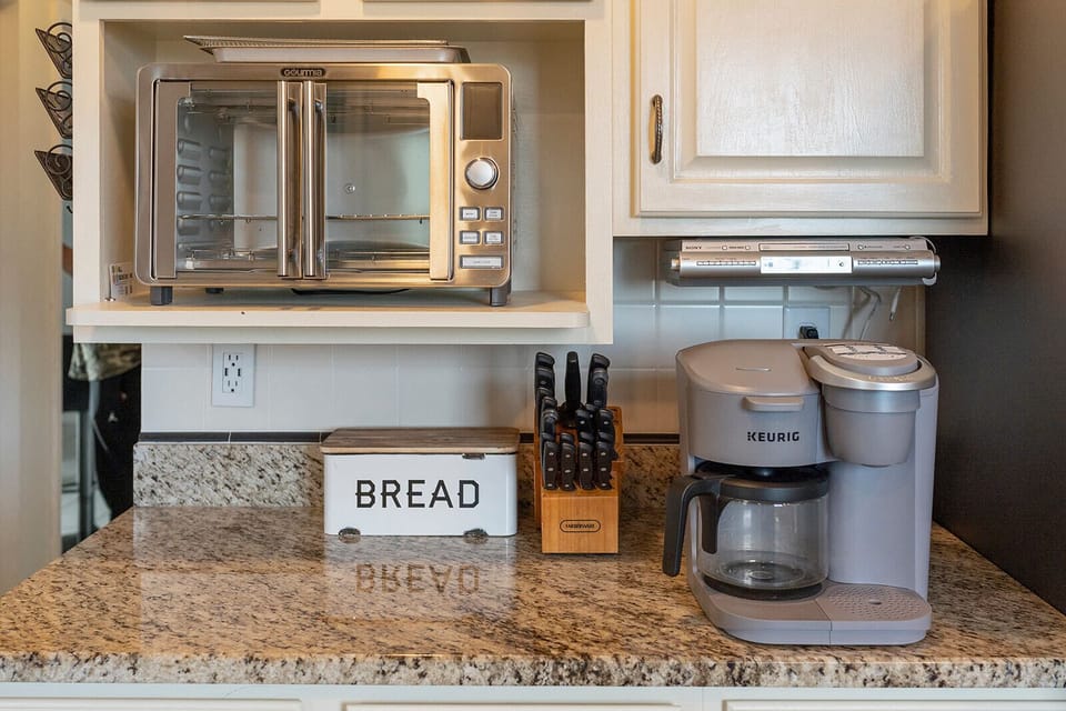 Toaster Oven and Keurig