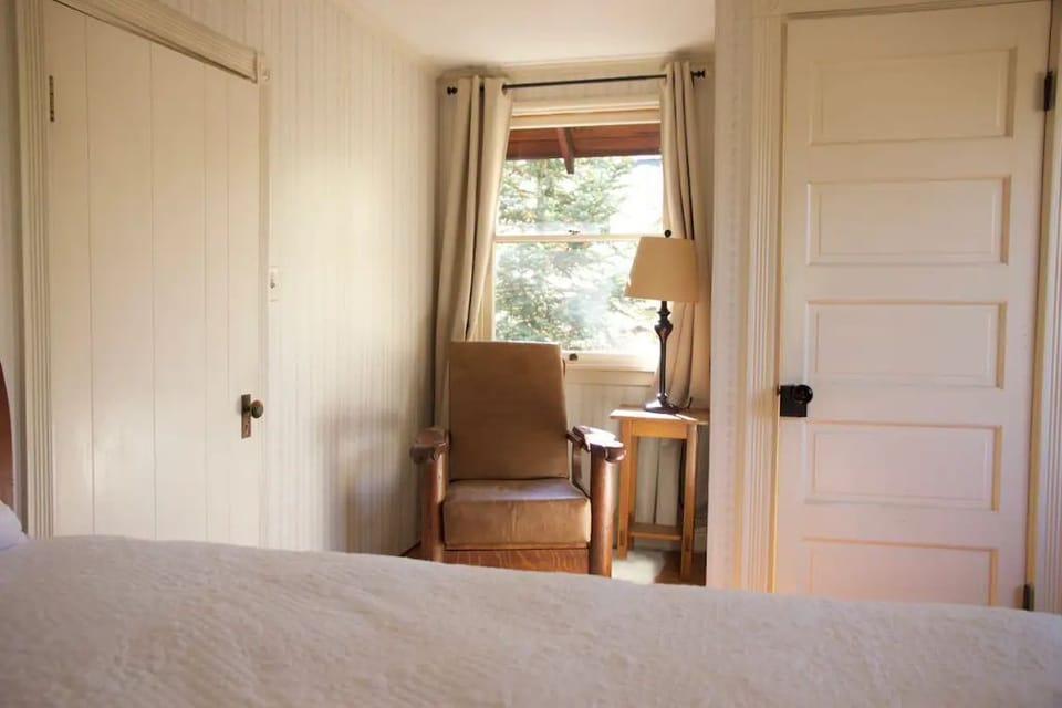 Reading area in master bedroom.