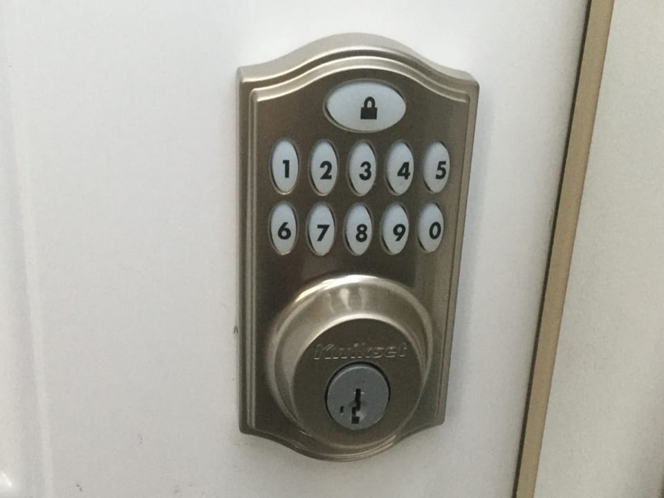 Look ma no keys! Self check-in is a breeze.