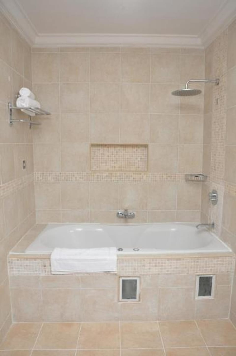 Free toiletries, hair dryer, towels