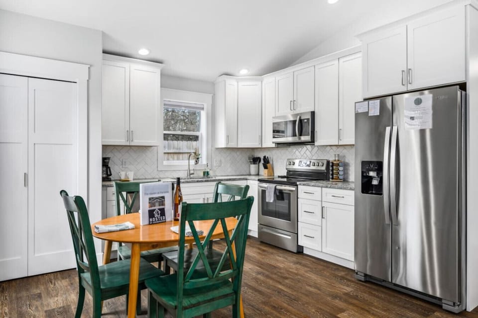 Fully stocked kitchen for enjoying a meal at home