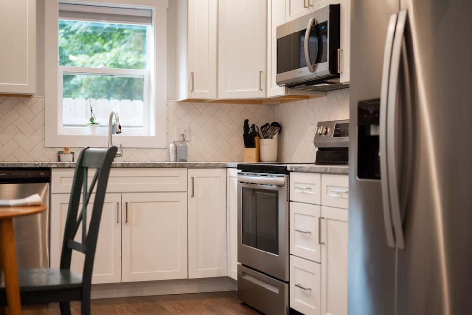 Fully stocked kitchen for enjoying a meal at home