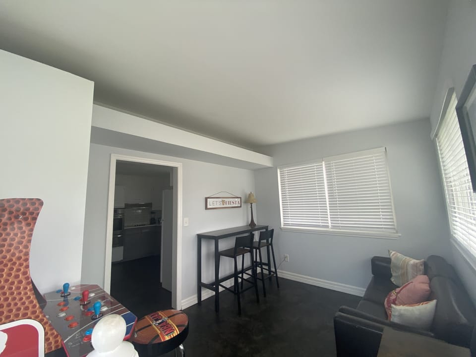 Game room off kitchen