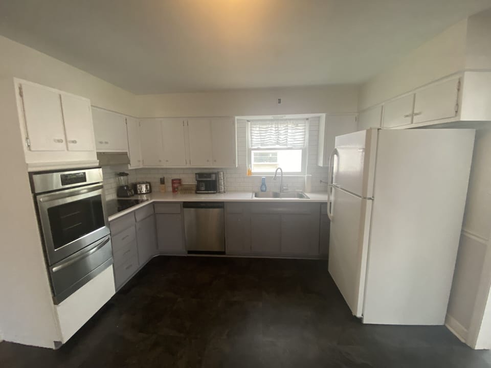 View of kitchen from breakfast nook