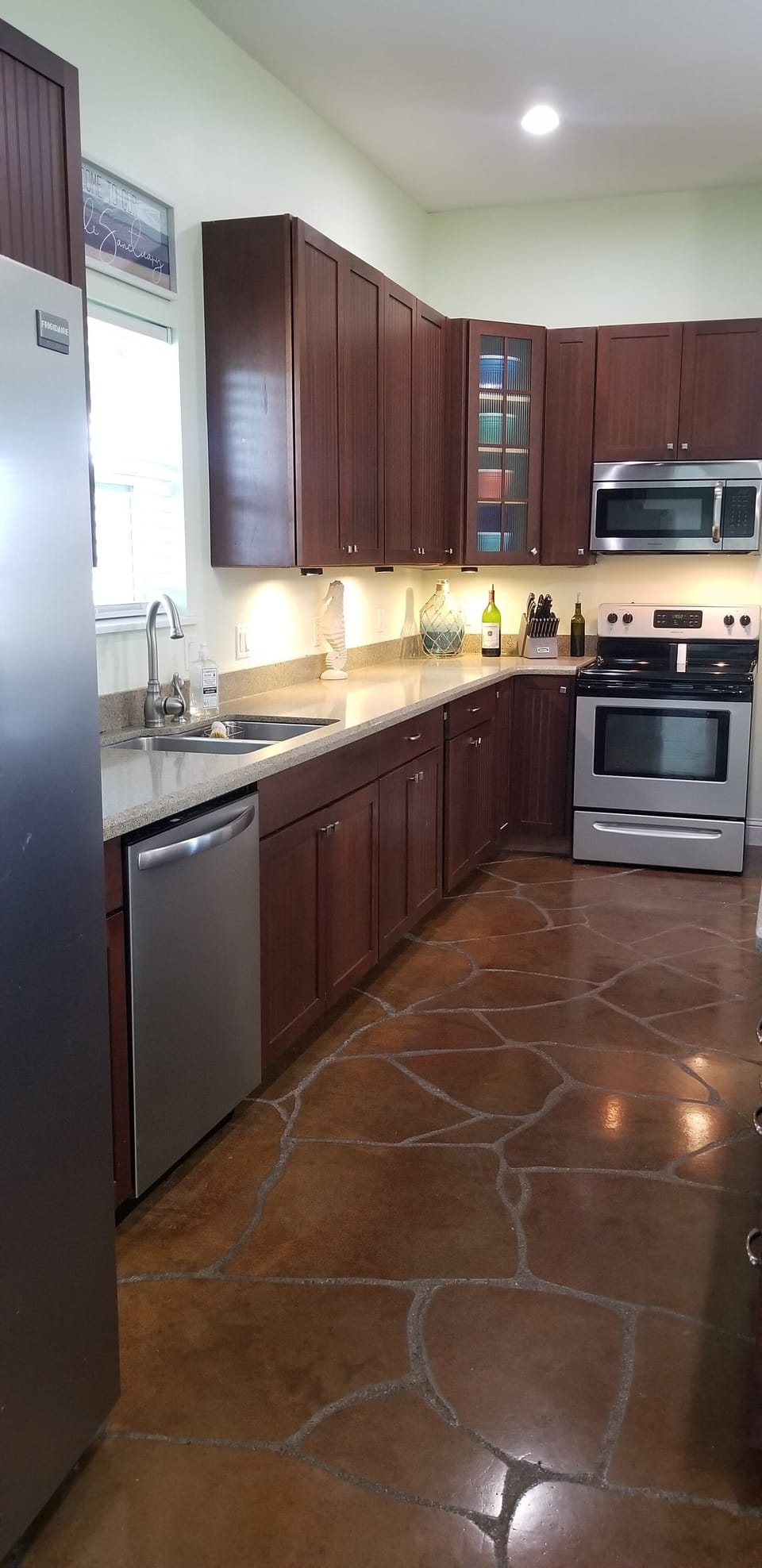 kitchen with everything you need to cook...