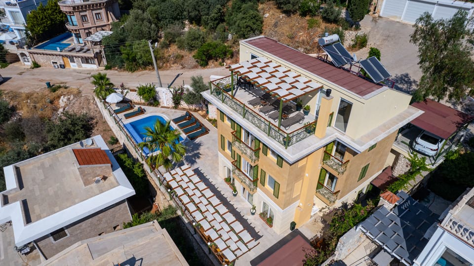 Bird's eye general view of the Villa